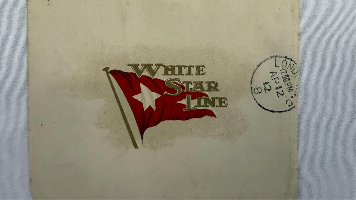 Vendida por 350.000 euros una carta escrita desde el Titanic por un superviviente