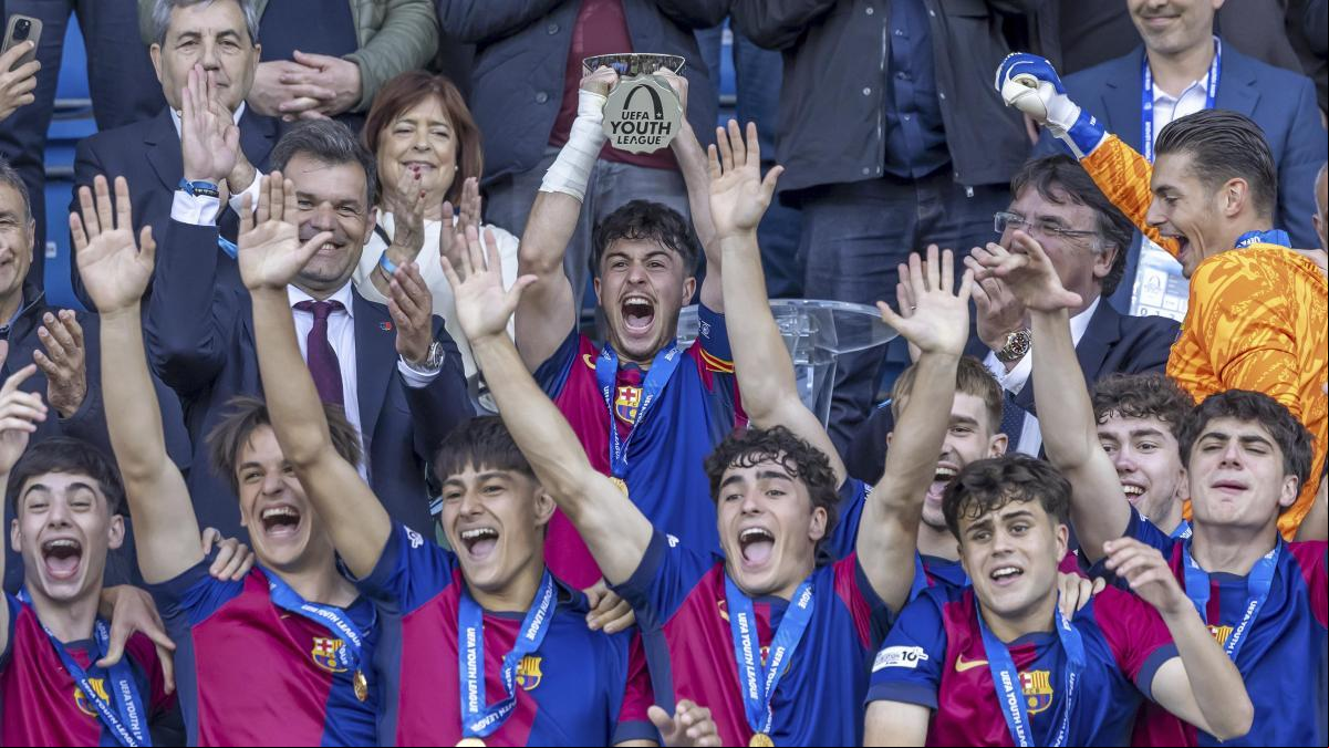 El juvenil gana la UEFA Youth League y el Barça pone rumbo a un triplete utópico