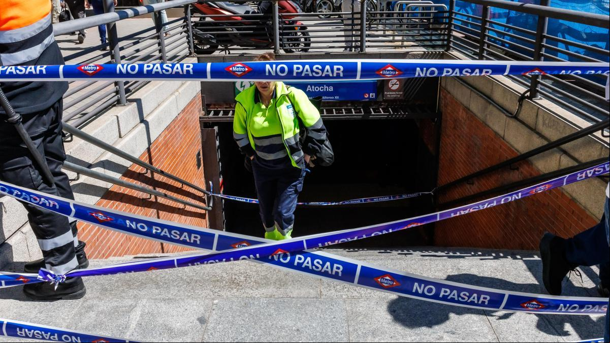 Detenido por amenazar a un menor con una pistola en el metro de Madrid