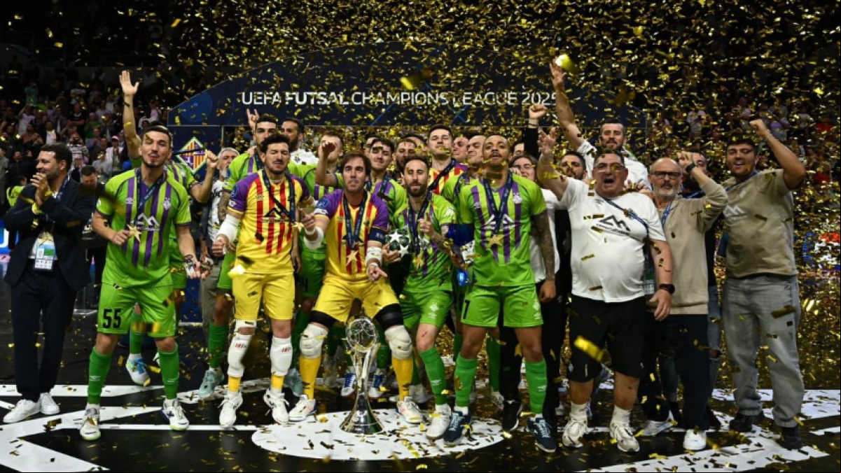 El Palma Futsal, campeón de la Champions por tercer año seguido