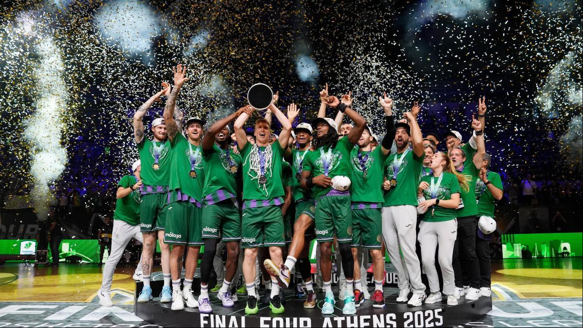 Unicaja conquista la Liga de Campeones FIBA y suma ya cuatro títulos este año