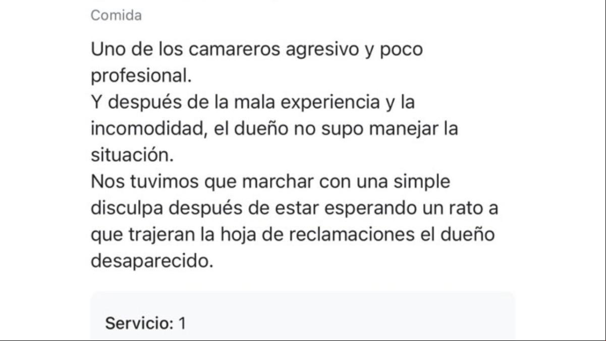 Se queja de la actitud de los camareros en un restaurante mexicano de Madrid y la respuesta del propietario es aplaudida por cientos: “Esto es una falta de respeto en mi país, en España y en China”