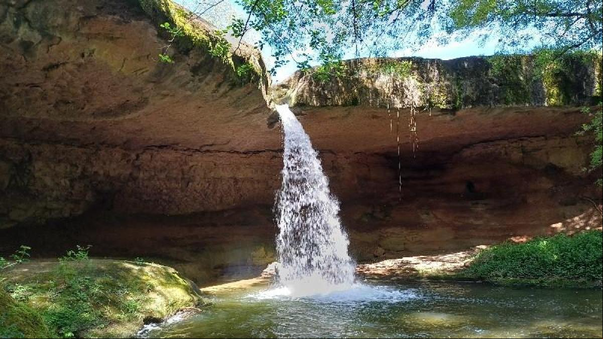 El gran chorro de agua del Salt den Ballús