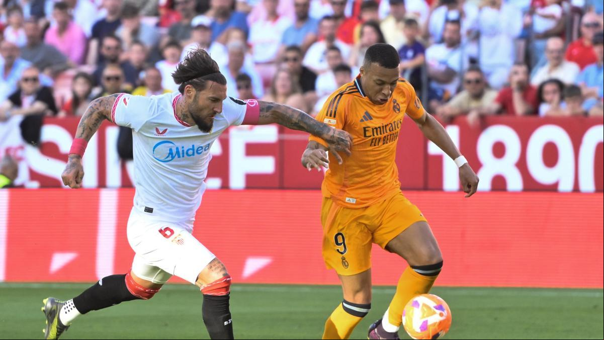 El Real Madrid derriba la resistencia de un Sevilla con nueve