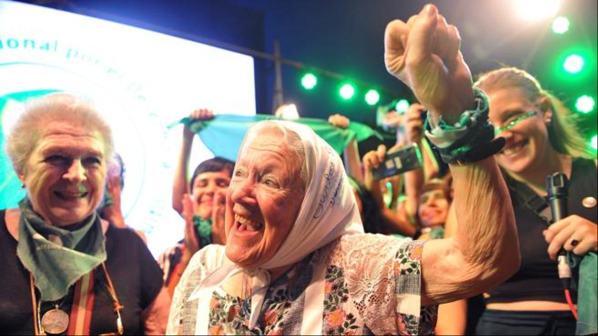 Nora Cortiñas y el cuidado integral de la vida