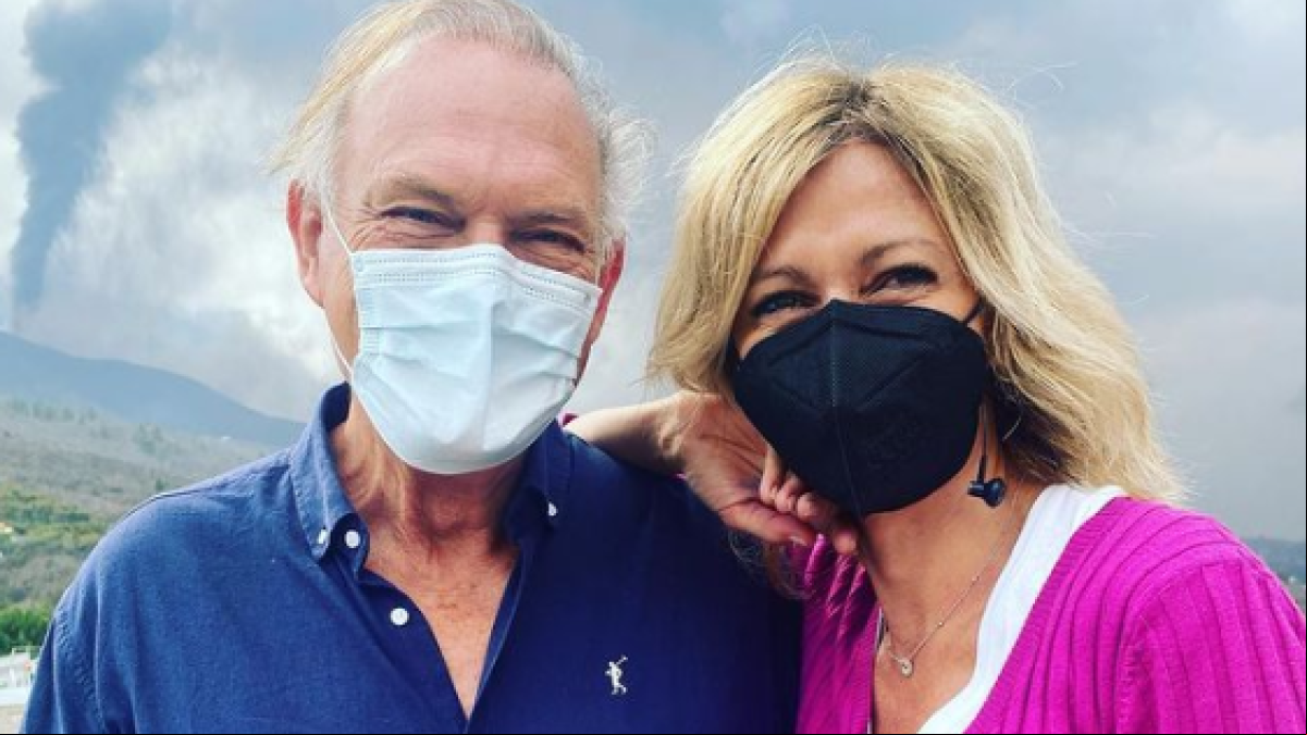 Instagram de los famosos: el reencuentro de Griso y Piqueras frente al volcán