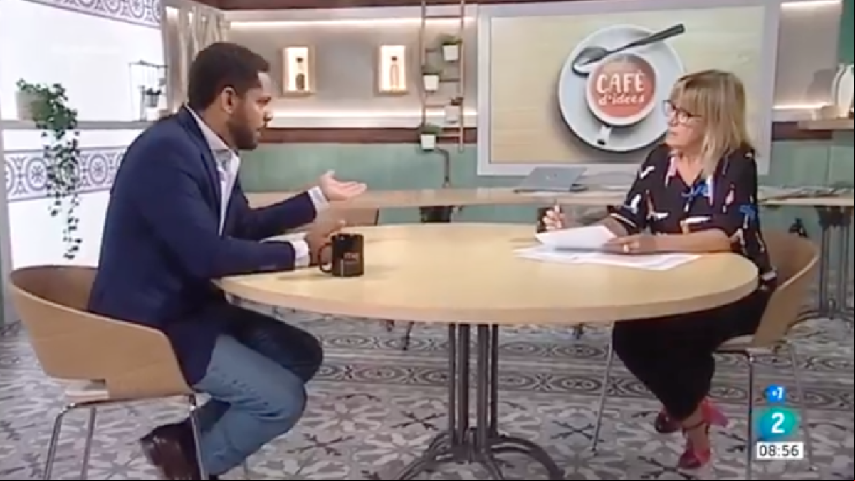 Tenso rifirrafe entre Gemma Nierga e Ignacio Garriga de Vox por la homofobia y la inmigración
