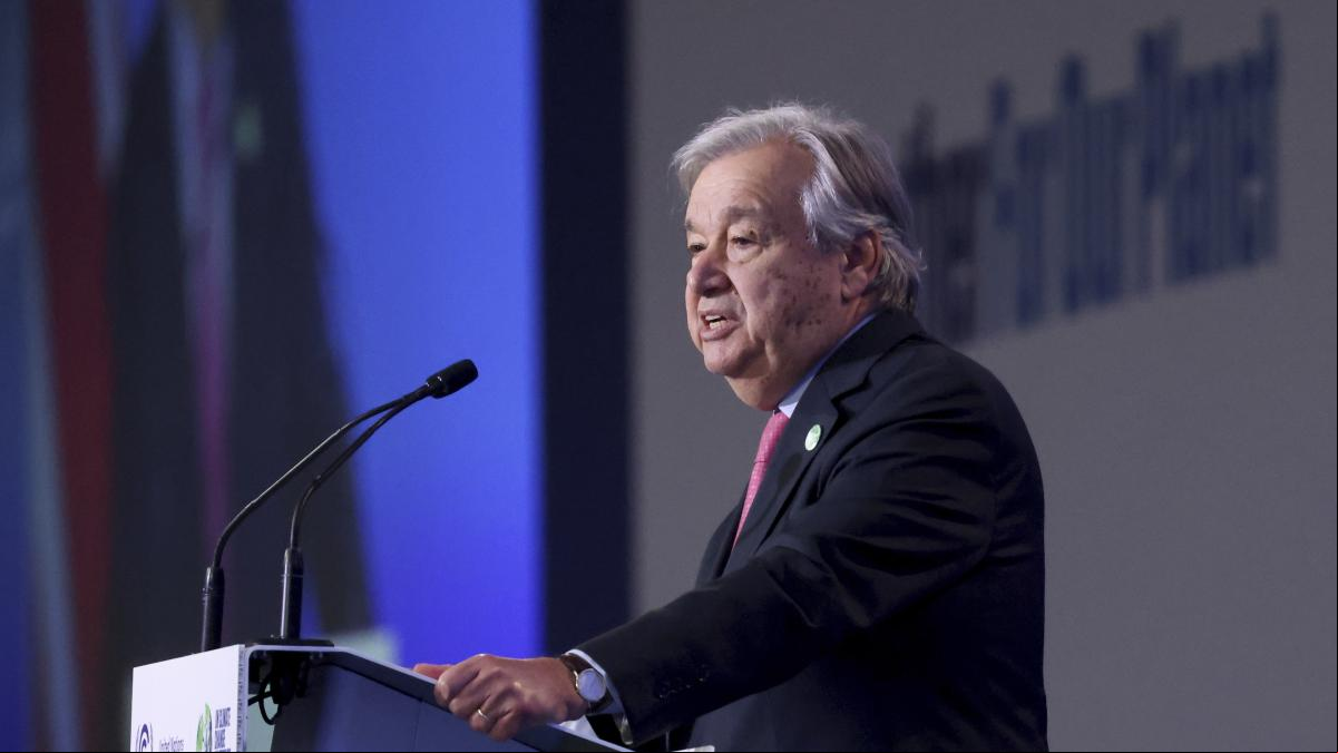 La ONU ite su insatisfacción por el resultado de la cumbre de Glasgow