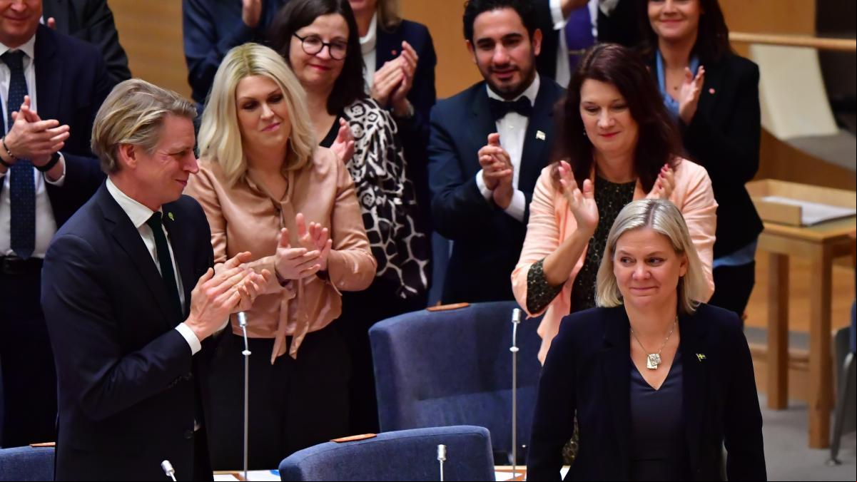 La socialdemócrata Magdalena Andersson, elegida de nuevo primera ministra de Suecia
