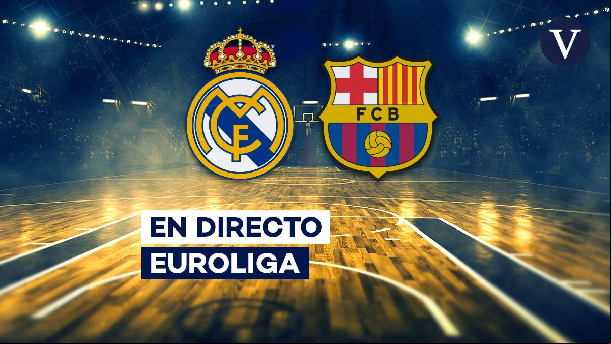 Real Madrid - Barcelona: Partido de baloncesto de la Euroliga en el WiZink Center, en directo