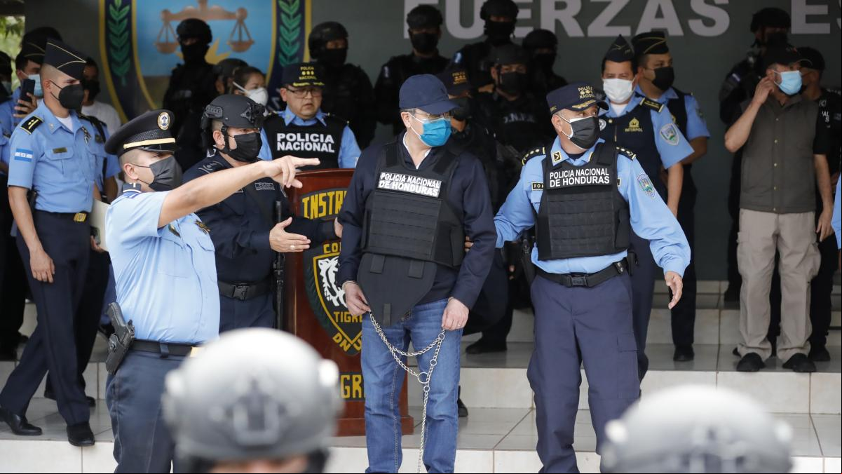 EE.UU. solicita la extradición por narcotráfico del expresidente de Honduras
