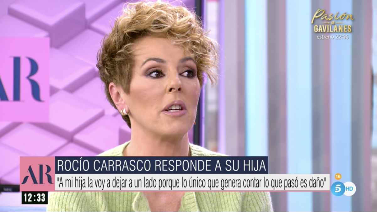 La decisión de Rocío Carrasco con respecto a su hija: Voy a dejar a Rocío a un lado