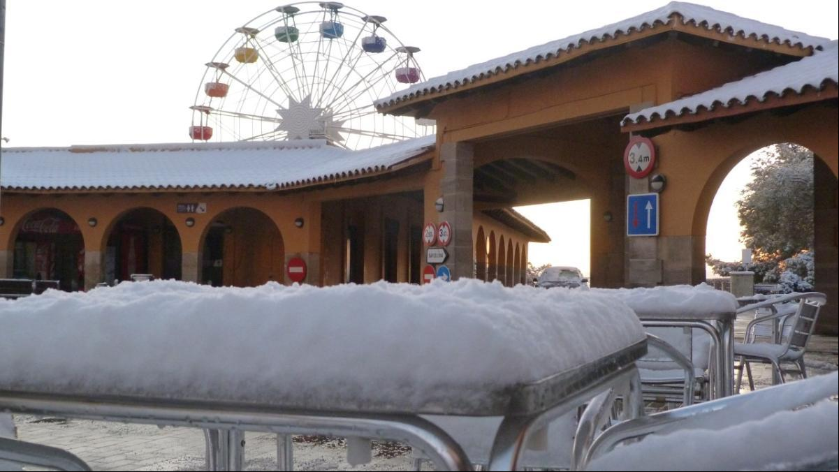 Se cumplen 4 años de la gran nevada del Tibidabo