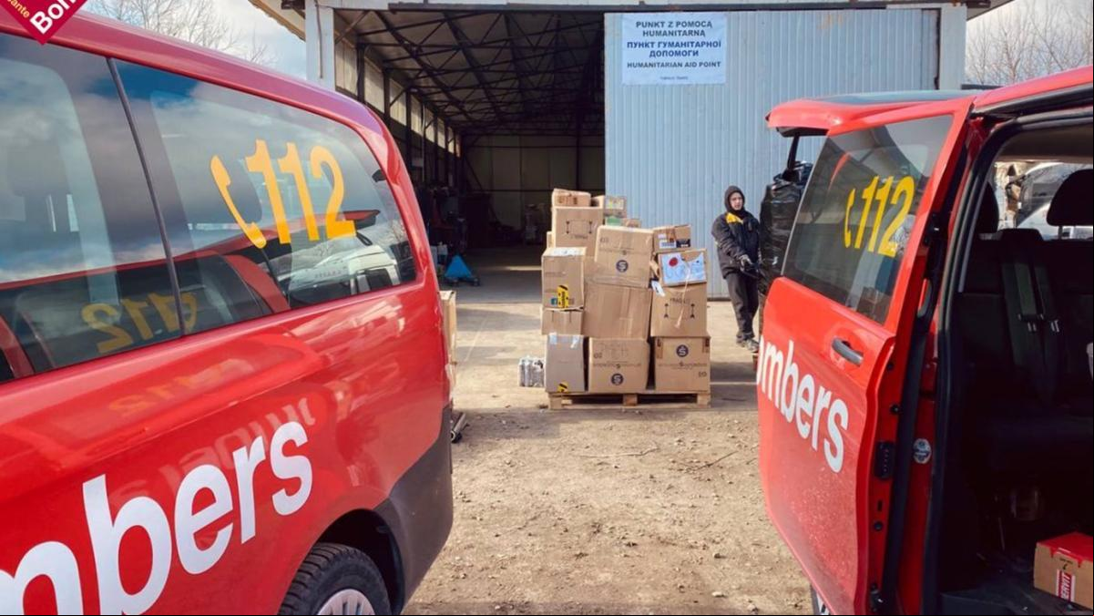 Bomberos de Alicante llevan ayuda a la frontera polaca y regresan con ucranianos a Torrevieja