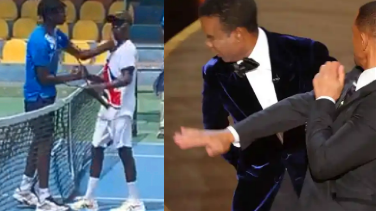 Un joven tenista abofetea a su rival al más puro estilo Will Smith tras perder un partido
