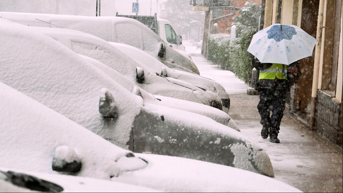 El paso del temporal de nieve en plena primavera, en imágenes