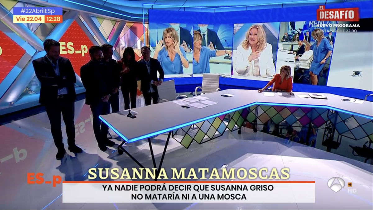 ‘Espejo Público’ oficia un funeral en homenaje a la mosca que mató Susanna Griso en directo