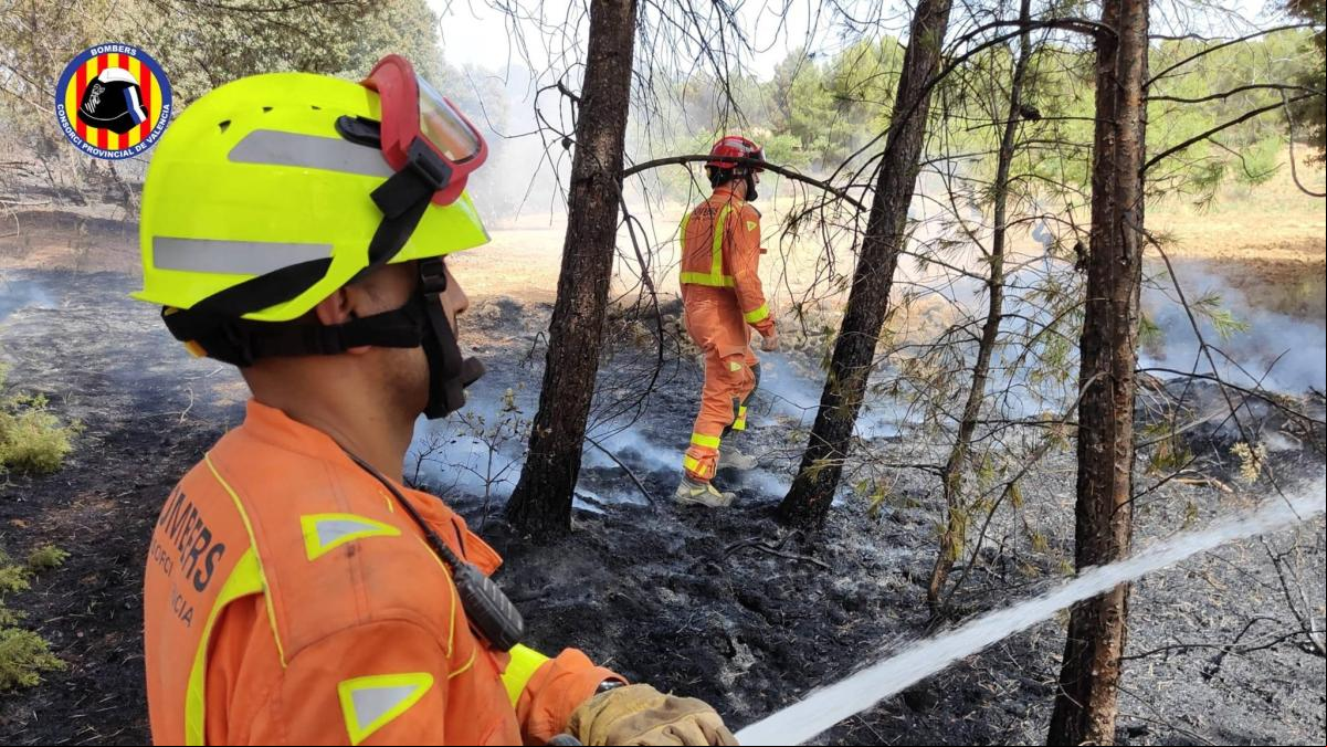 La Guardia Civil detiene a dos sospechosos de provocar incendios en Valencia