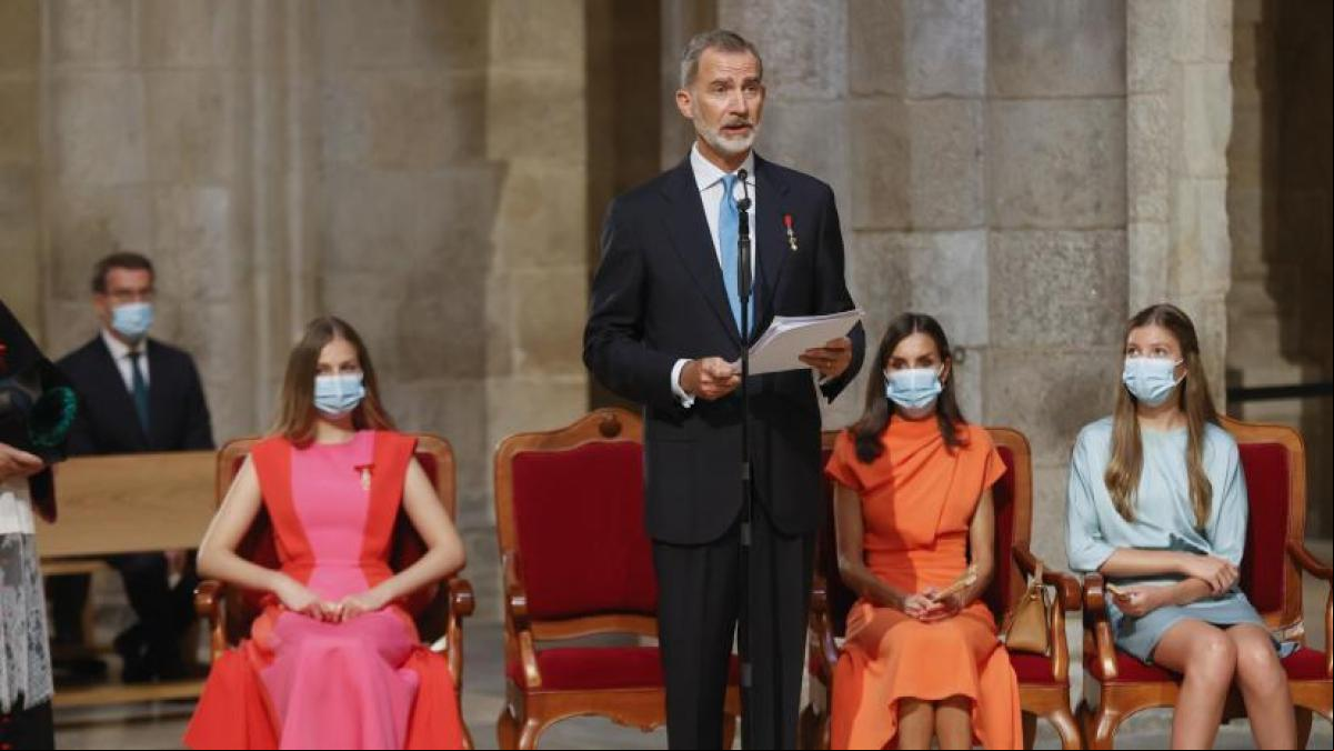 Felipe VI invoca al Apóstol Santiago contra los incendios y por la paz en Europa