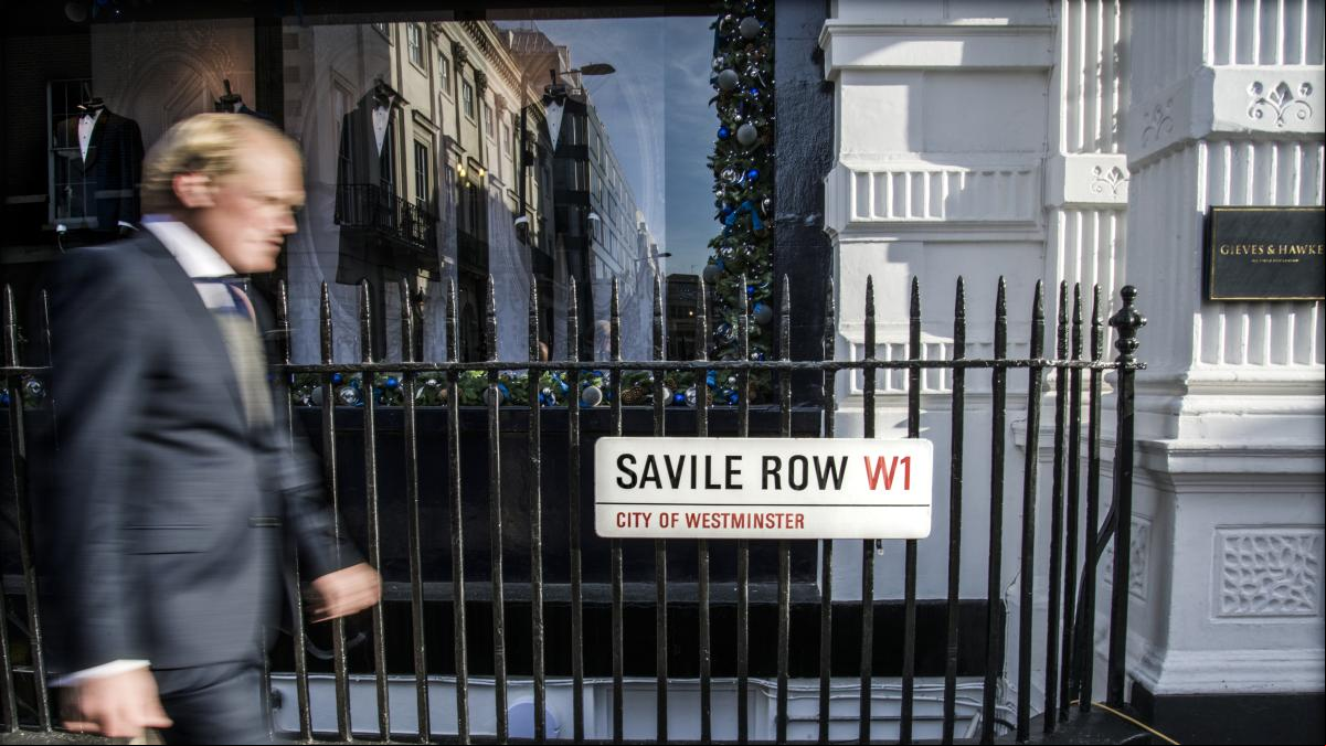 La legendaria Savile Row londinense, en peligro de perder su identidad