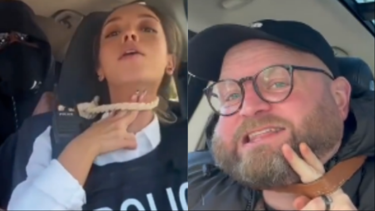 La parodia viral que demuestra la poca eficacia del truco de una policía para evitar ser asaltada