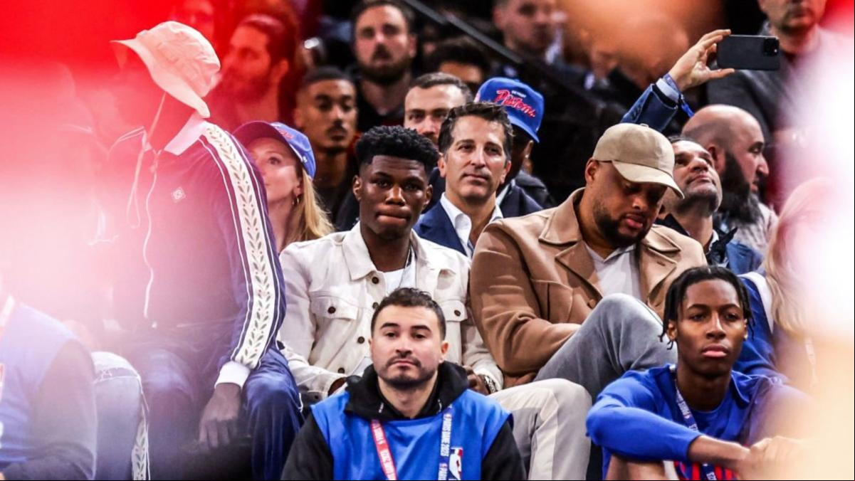 Tchouaméni pide perdón tras ser cazado en un partido de la NBA en París