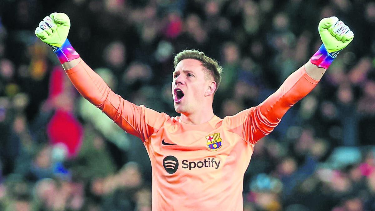 El Barça tiene en Ter Stegen a su ángel