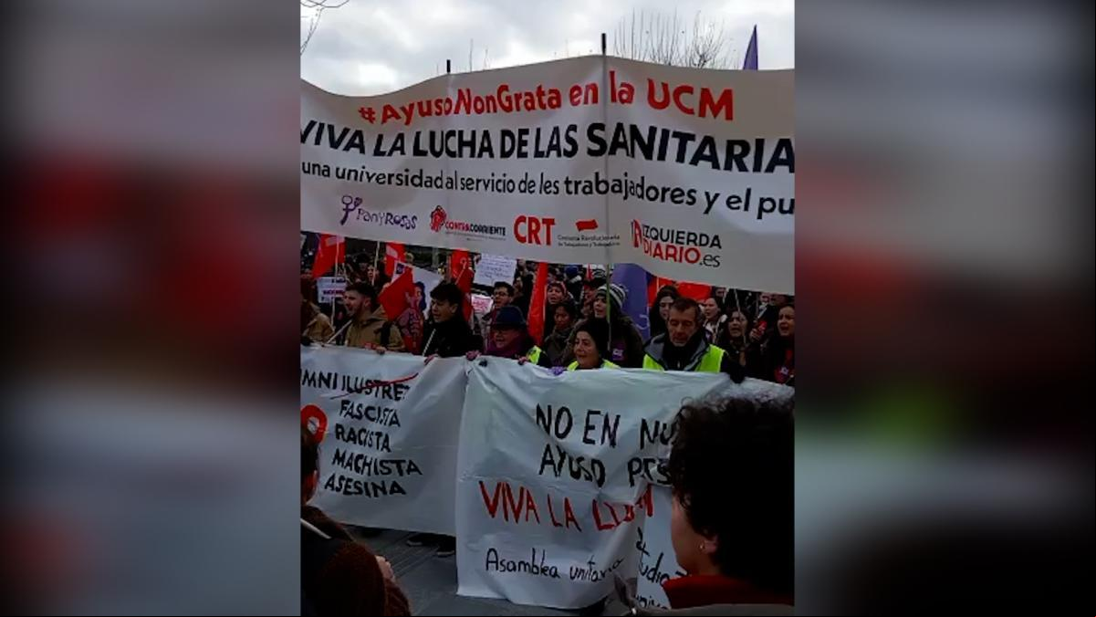 Ayuso, una alumna ilustre, pero non grata, en la Complutense