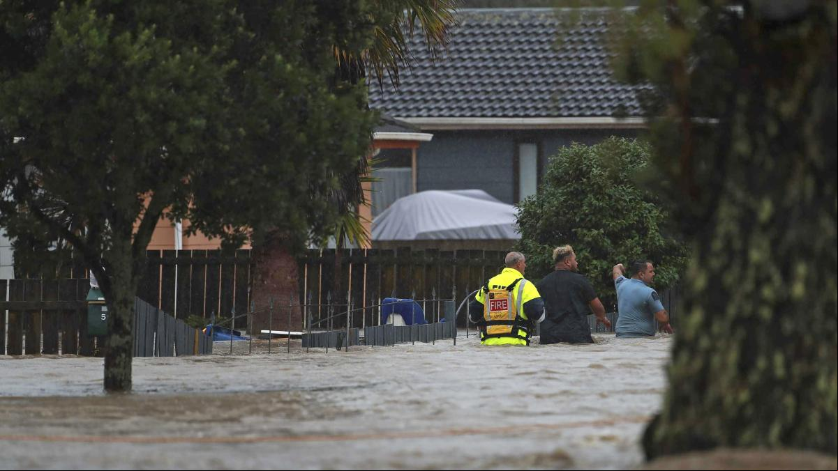 Las lluvias ahogan a Nueva Zelanda