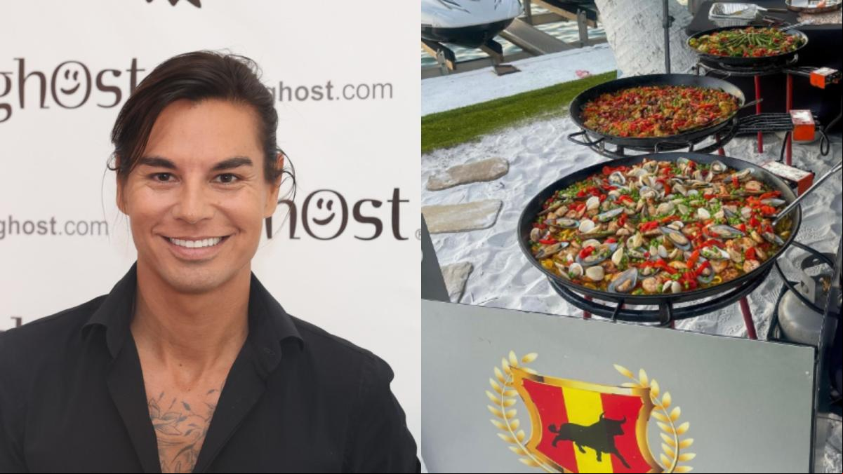 La paella de cumpleaños de Julio José Iglesias que indigna a los valencianos: ¿Qué arroz es ese?