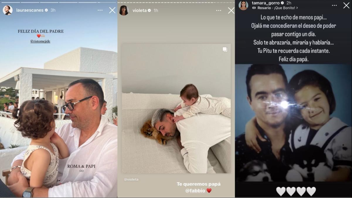 Las felicitaciones de los famosos en el día del padre: Desde Laura Escanes hasta Pilar Rubio
