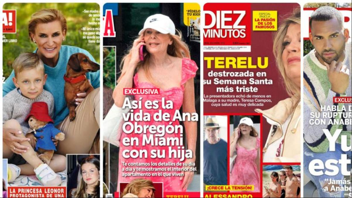 María Zurita, Ana Obregón, Terelu y Yulen protagonizan las portadas