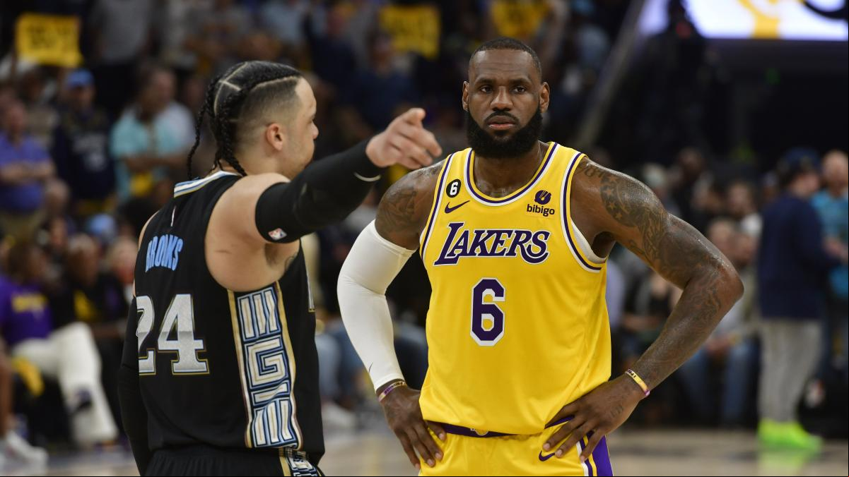 Brooks desafía a LeBron: Es viejo. No respeto a nadie hasta que viene y me mete 40 puntos