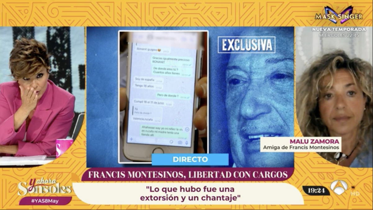 Sale a la luz la conversación entre Francis Montesinos y el menor presuntamente agredido sexualmente