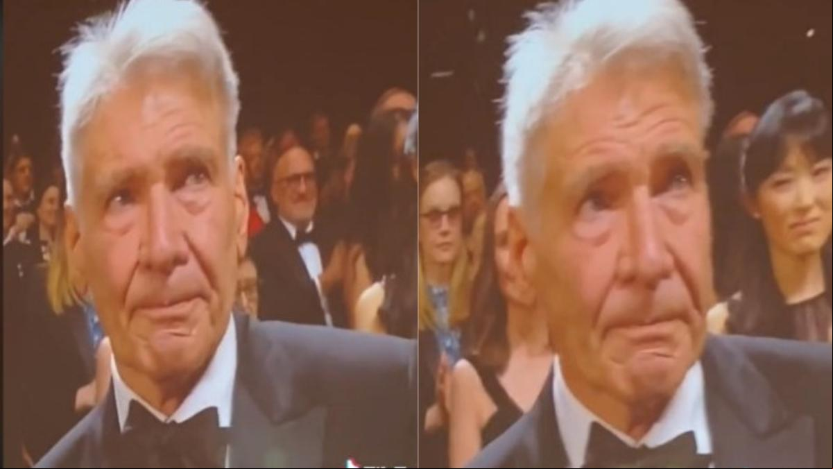 Harrison Ford, al borde de las lágrimas en plena ovación en Cannes
