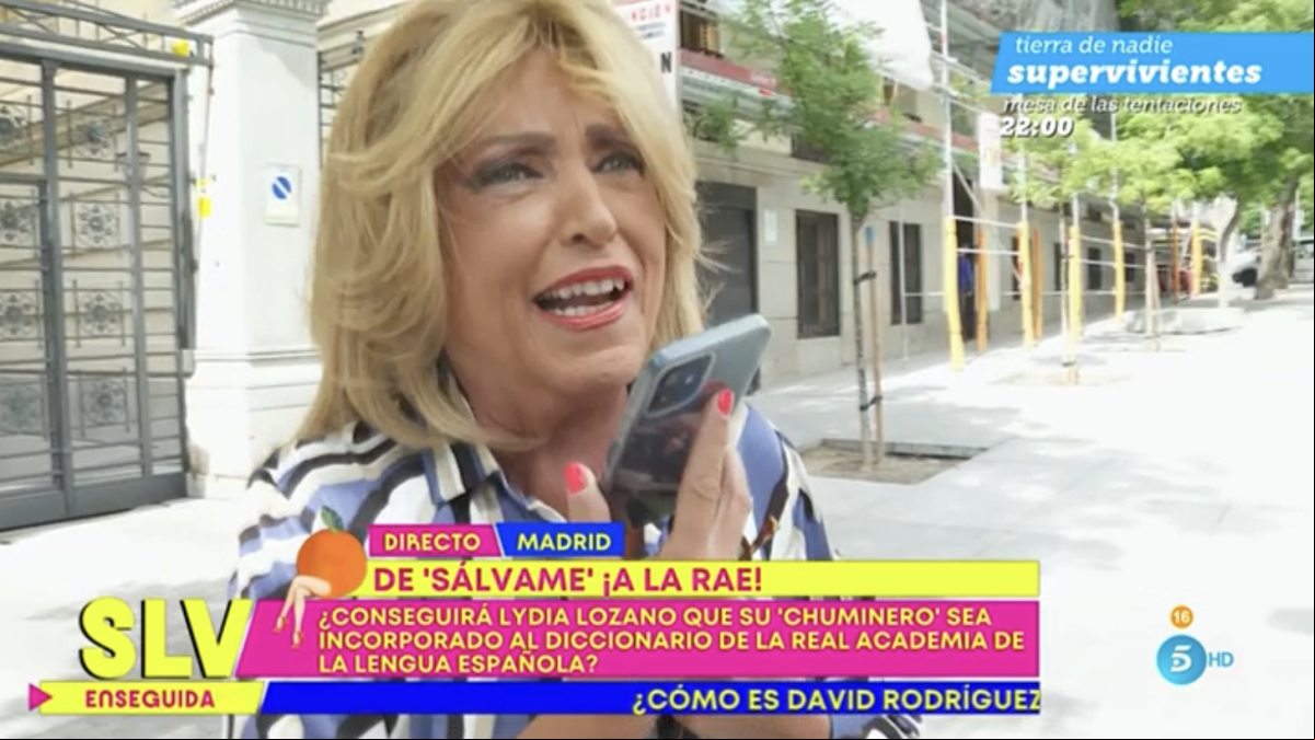 La desternillante llamada de Lydia Lozano a la RAE en directo: “Para empezar, no me insulte”