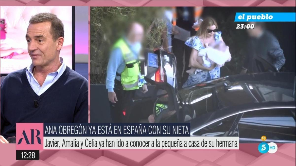 Alessandro Lequio sobre la llegada de su nieta a España: No tenía ni idea de que venía hoy