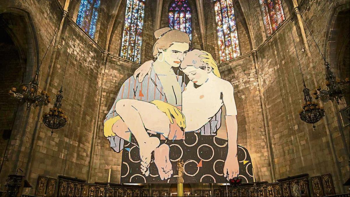 El arte urbano entra a lo grande en la basílica del Pi