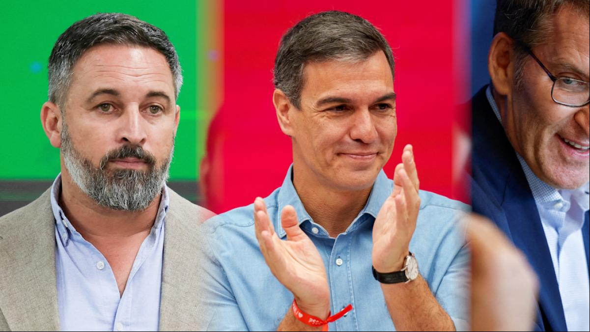 Abascal, Sánchez y Feijóo comparecen tras la ronda de consultas con el Rey, en streaming