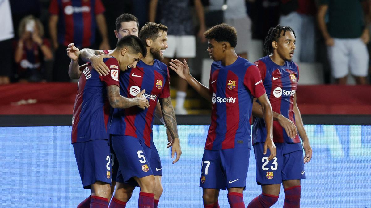 El Barça defiende el liderato en Mallorca sin Lewandowski
