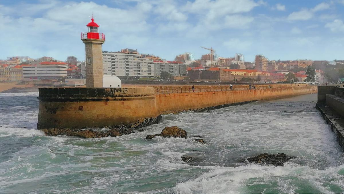 El gran guardián de los barcos en Oporto