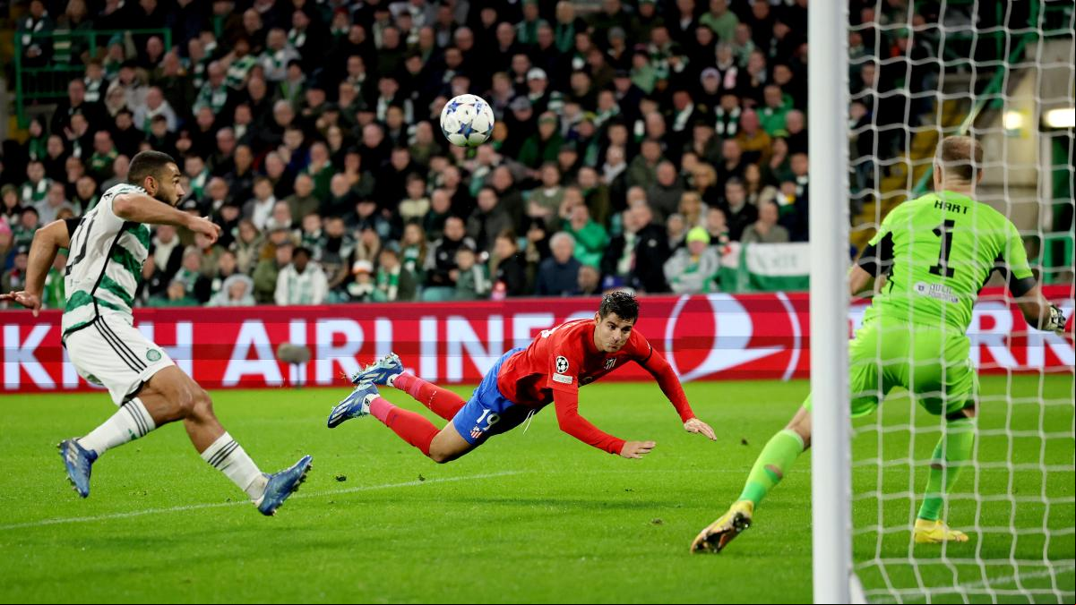 El Atlético arranca un punto de Glasgow