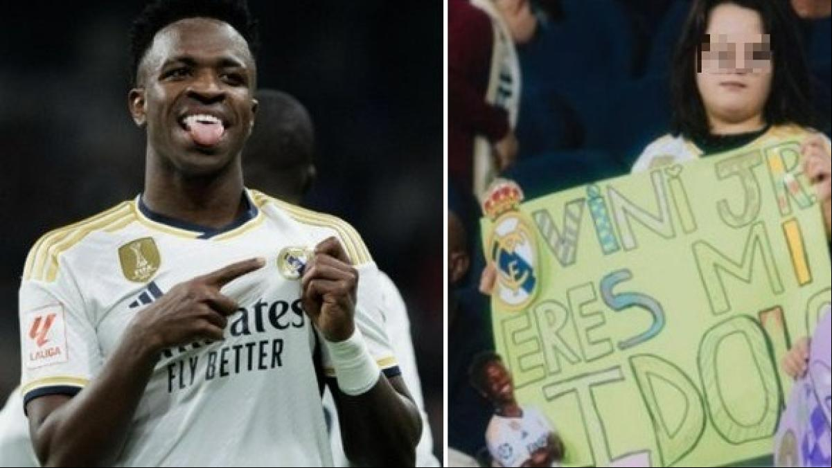 Polémica por un hombre que le roba a una niña la camiseta que Vinicius Jr. le regaló: Llora desconsolada