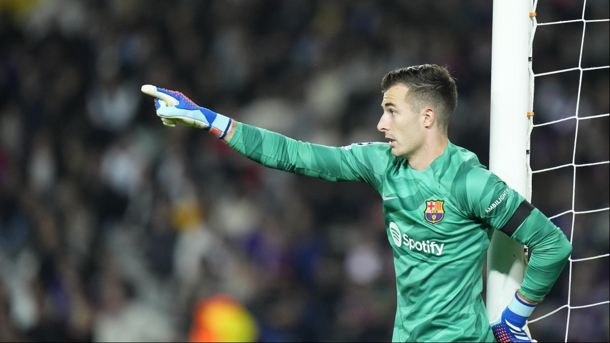 Iñaki Peña, listo para jugar contra el Atlético de Madrid