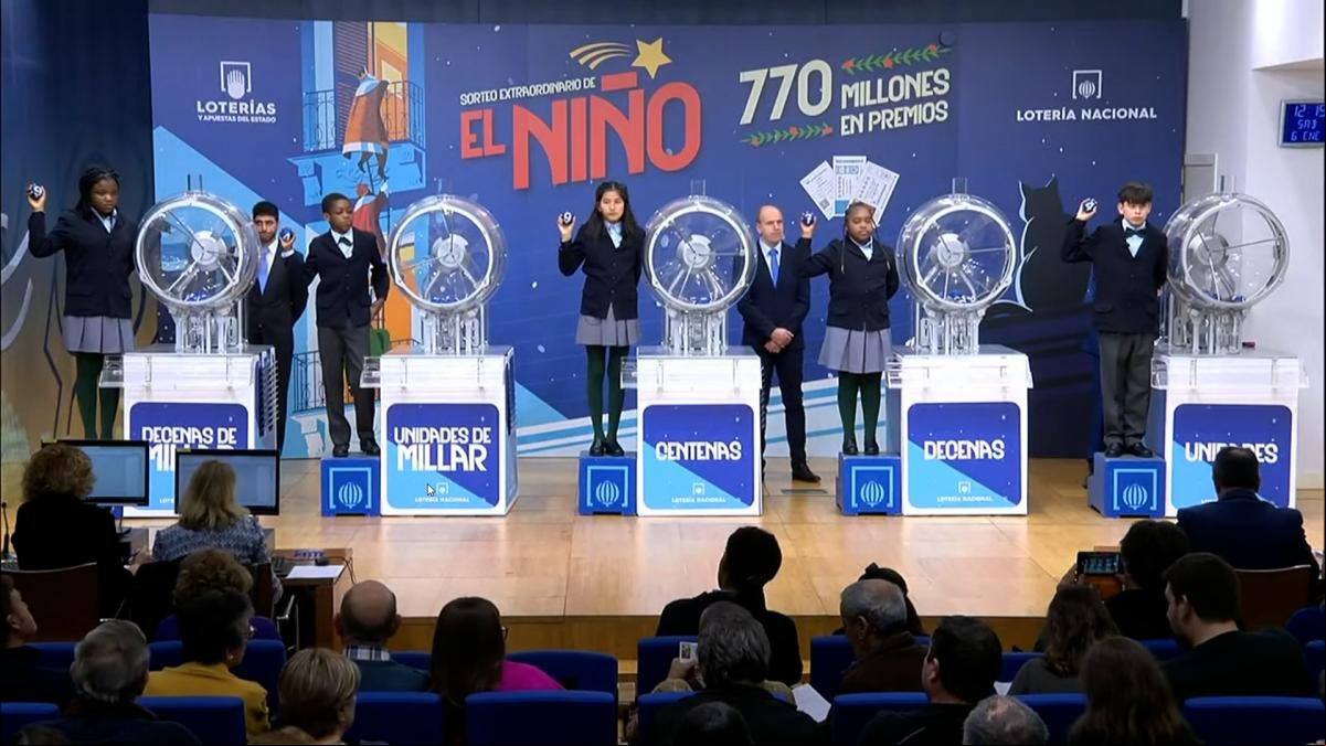 El sorteo del Niño riega de millones España, con un primer premio que llega a 14 comunidades
