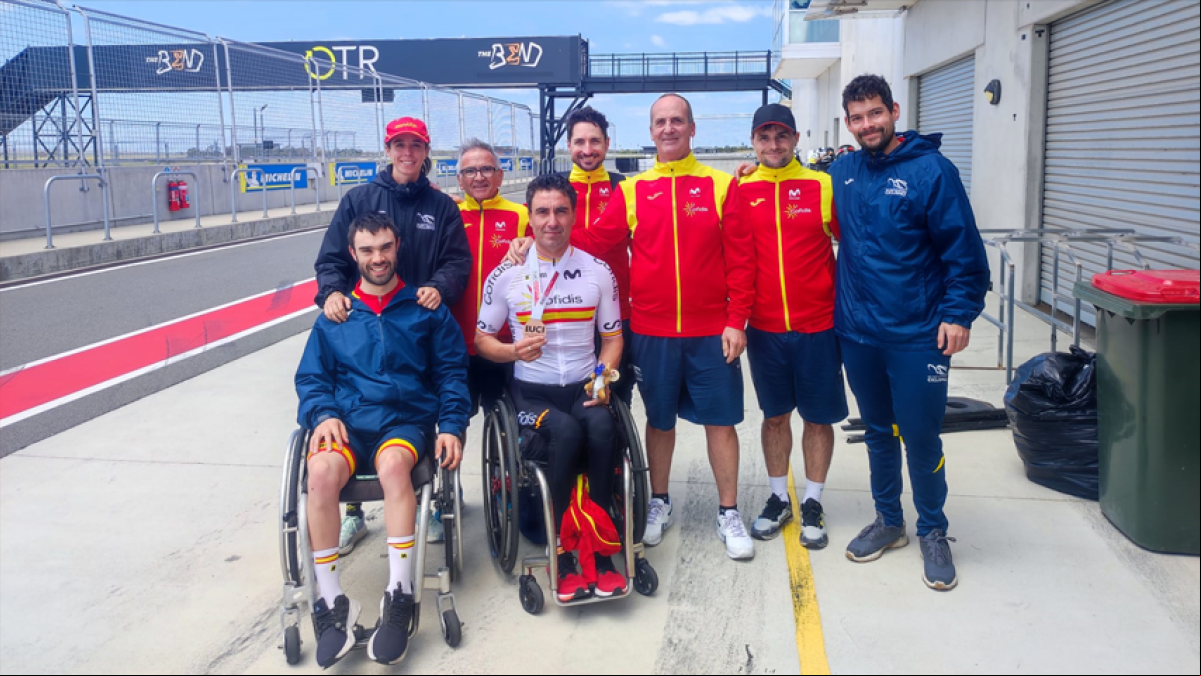 España consigue nueve medallas en la Copa del Mundo de ciclismo paralímpico