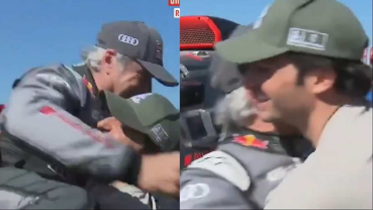 La emotiva felicitación de Carlos Sainz Jr. a su padre tras ganar el Dakar: “Te queremos papá”