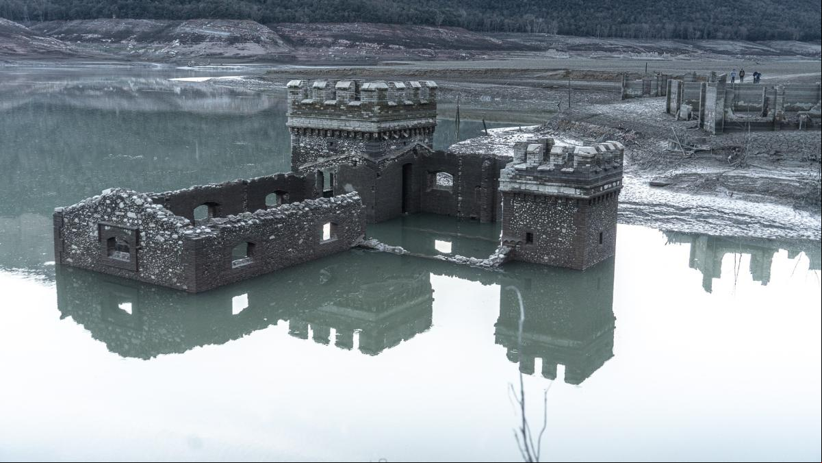 Arqueología de sequía en el pantano de Sau