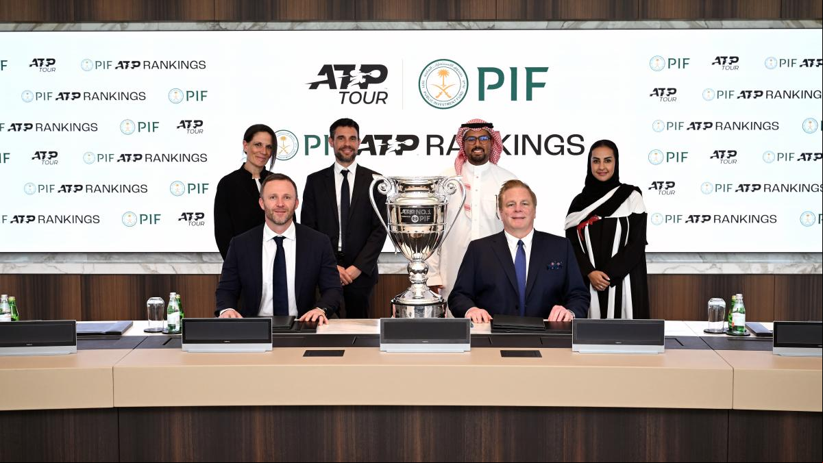 El tenis masculino también se asocia con el fondo soberano de Arabia Saudí