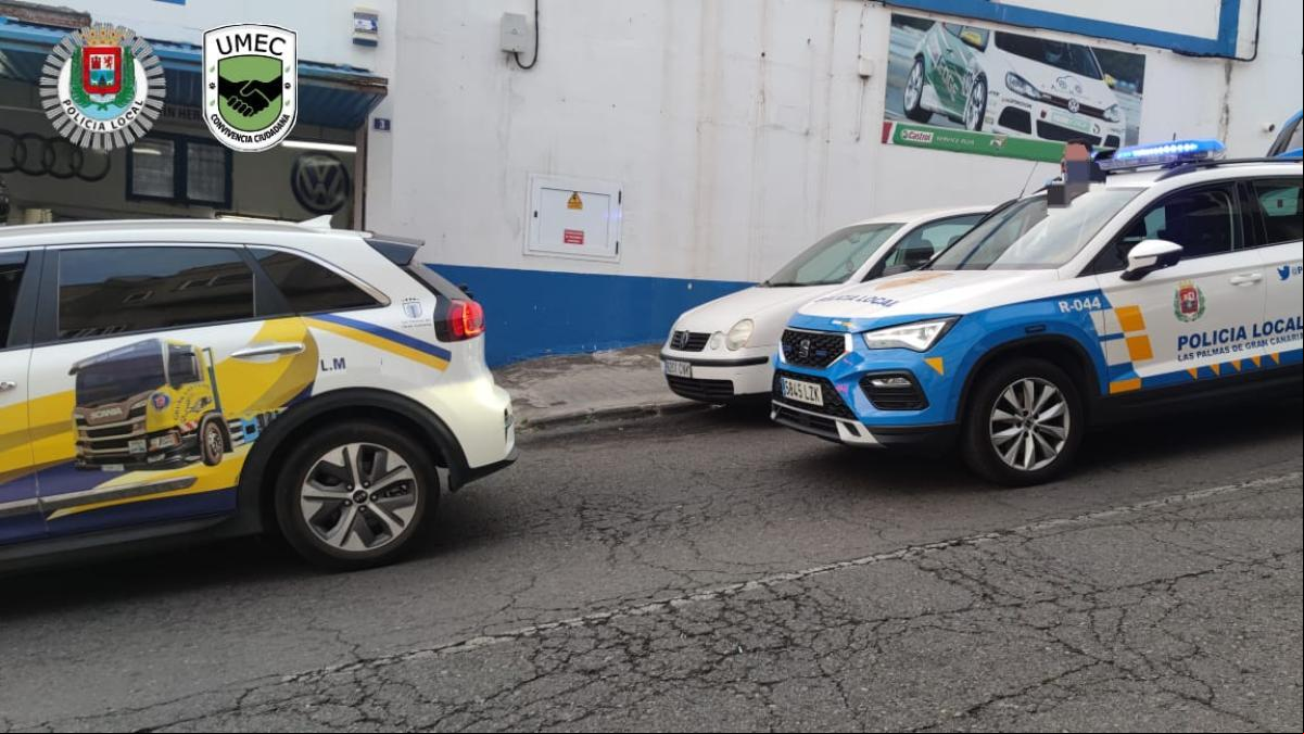 Muere una técnica de riesgos laborales aplastada por un bidón de media tonelada en una obra de Las Palmas de Gran Canaria